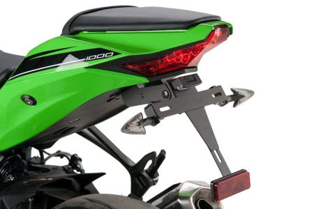 SUSPENSIE CADRU - Adjustable license support PUIG Negru