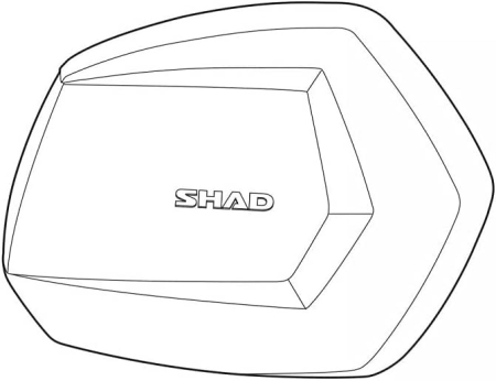 Accesorii cutii Shad - Aluminium lid SHAD for SH35 dreapta