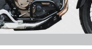 SUSPENSIE CADRU - Aluminum Trail Engine Guard CROSS-PRO Negru