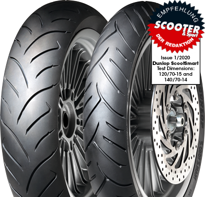 ANVELOPE & CAMERA - Anvelopa DUNLOP 120/70-10 54L TL SCOOTSMART