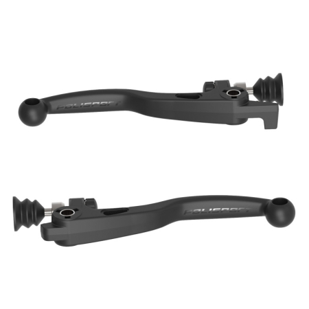 SUSPENSIE CADRU - APT Levers kit POLISPORT Negru