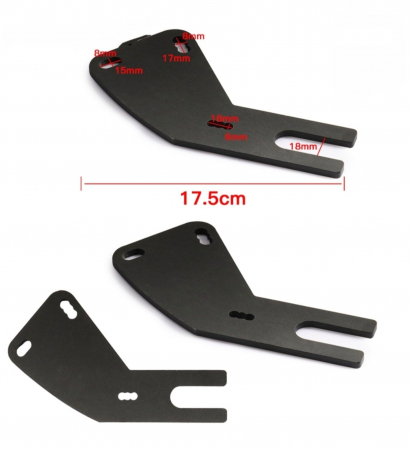 Aripa spate cu suport lateral extensie protecție noroi [3]