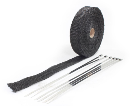 Banda termica - Banda termica toba esapament, culoare negru, 1,5x25mm, 10m