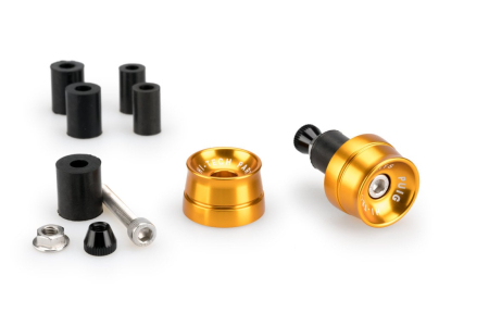 SUSPENSIE CADRU - Bar ends PUIG SPEED auriu UNIVERSAL M6 13-18mm.
