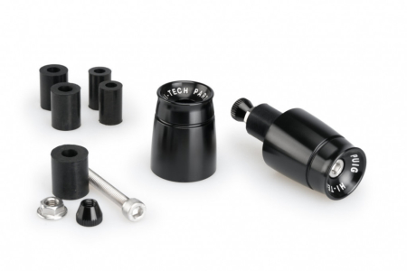 SUSPENSIE CADRU - Bar ends PUIG SPORT Negru UNIVERSAL M6 13-18mm.