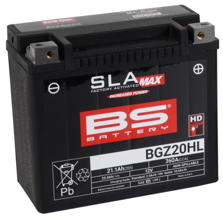 Baterii - Baterie activata din fabrica BS-BATTERY BGZ20HL SLA MAX