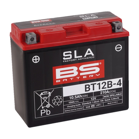 ELECTRICA & LUMINI - Baterie activata din fabrica BS-BATTERY BT12B-4 (YT12B-4) SLA