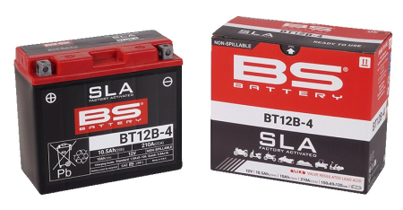 Baterie activata din fabrica BS-BATTERY BT12B-4 (YT12B-4) SLA [2]
