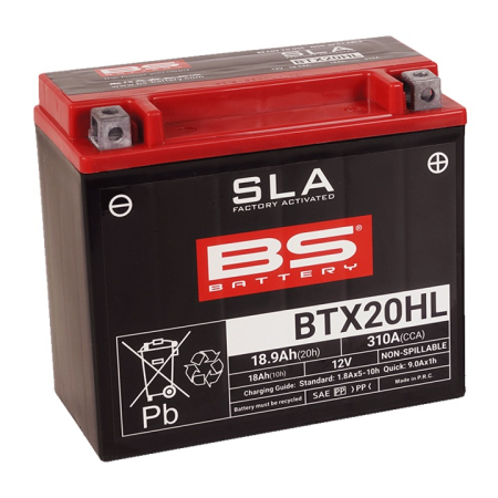ELECTRICA & LUMINI - Baterie activata din fabrica BS-BATTERY BTX20HL (FA) (YTX20HL (FA)) SLA