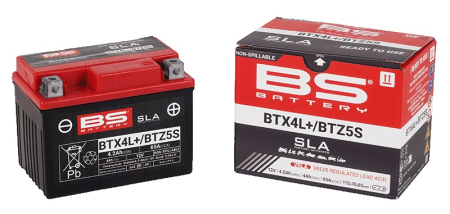 Baterie activata din fabrica BS-BATTERY BTX4L+ / BTZ5S (FA) (YTX4L (FA)) SLA [2]