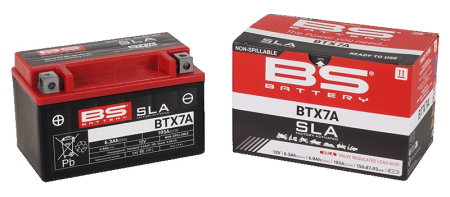 Baterie activata din fabrica BS-BATTERY BTX7A (FA) (YTX7A (FA)) SLA [2]