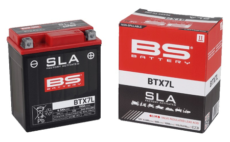 Baterie activata din fabrica BS-BATTERY BTX7L (FA) (YTX7L (FA)) SLA [2]