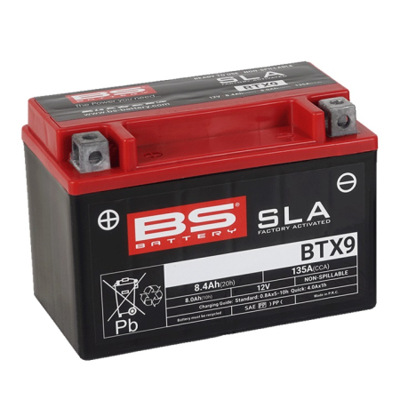 ELECTRICA & LUMINI - Baterie activata din fabrica BS-BATTERY BTX9 (FA) (YTX9 (FA)) SLA
