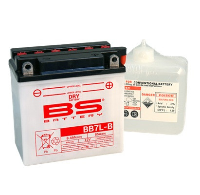 Baterii - Baterie conventionala BS-BATTERY BB7L-B include electrolit