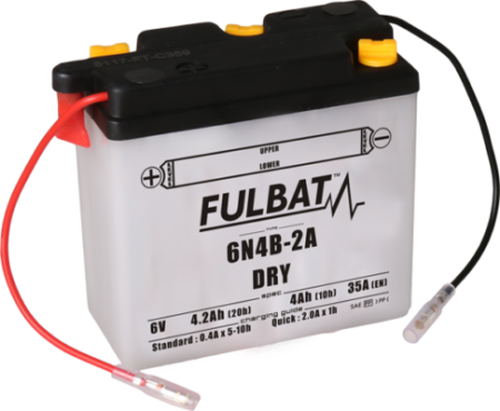 ELECTRICA & LUMINI - Baterie conventionala FULBAT 6N4B-2A include electrolit