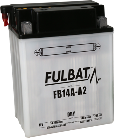 Baterii - Baterie conventionala FULBAT FB14A-A2 (YB14A-A2) include electrolit