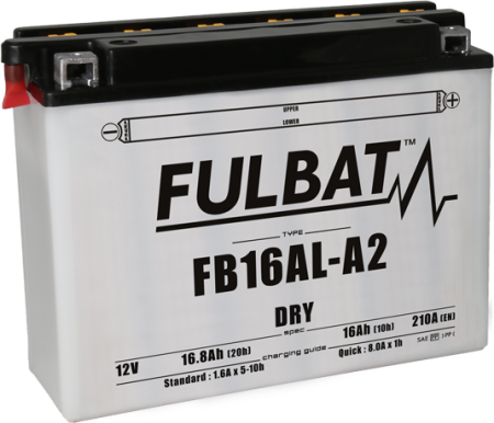 Baterii - Baterie conventionala FULBAT FB16AL-A2 (YB16AL-A2) include electrolit