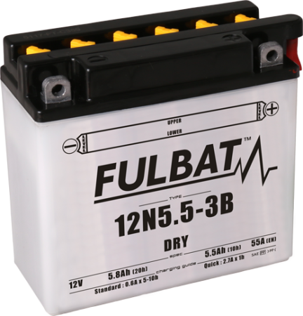 Baterii - Baterie conventionala FULBAT include electrolit