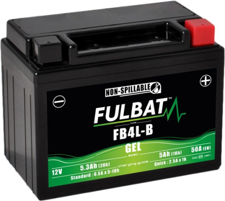 ELECTRICA & LUMINI - Baterie cu gel FULBAT FB4L-B GEL (High Capacity) (YB4L-B GEL)