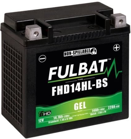 ELECTRICA & LUMINI - Baterie cu gel FULBAT FHD14HL-BS GEL (Harley.D) (YHD14HL-BS GEL)