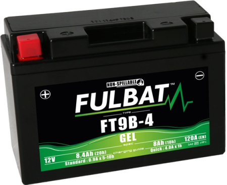 Baterii - Baterie cu gel FULBAT FT9B-4 (YT9B-4)