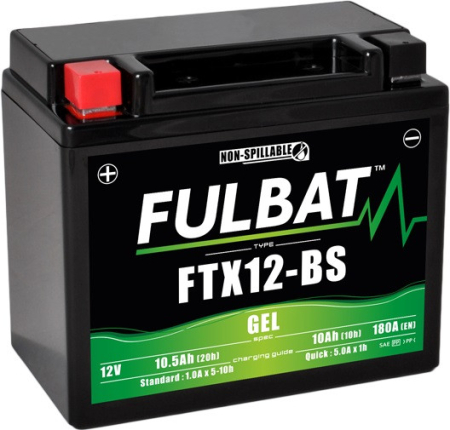 ELECTRICA & LUMINI - Baterie cu gel FULBAT FTX12-BS GEL (YTX12-BS GEL)