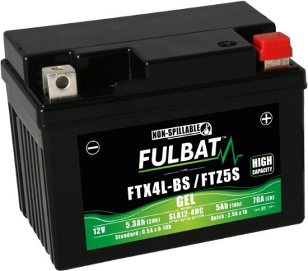 ELECTRICA & LUMINI - Baterie cu gel FULBAT FTX4L-BS / FTZ5S SLA (YTX4L-BS / YTZ5S SLA)