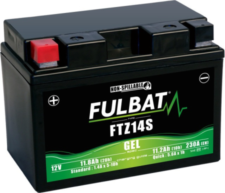Baterii - Baterie cu gel FULBAT FTZ14S (YTZ14S)