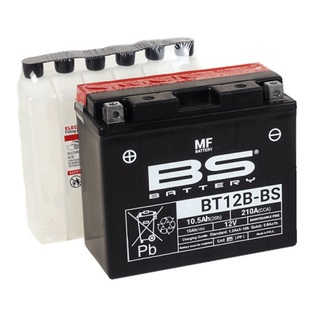 Baterii - Baterie fara intretinere BS-BATTERY BT12B-BS (YT12B-BS)