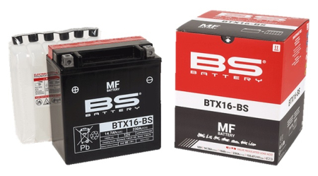 Baterie fara intretinere BS-BATTERY BTX16-BS (YTX16-BS) [2]