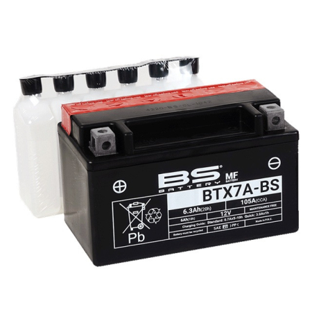 Baterii - Baterie fara intretinere BS-BATTERY BTX7A-BS (YTX7A-BS)