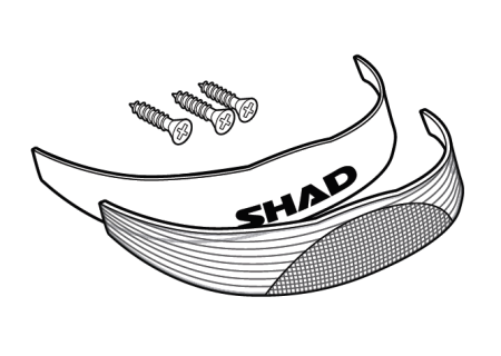 Accesorii cutii Shad - Benzi reflectorizante SHAD Alb for SH29