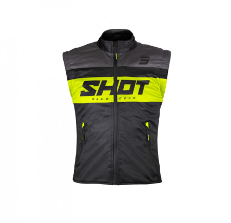 ECHIPAMENTE - Body warmer SHOT LITE black / neon yellow L