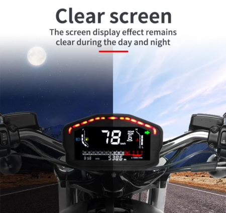 Bord moto led ceas turometru vitezometru [4]