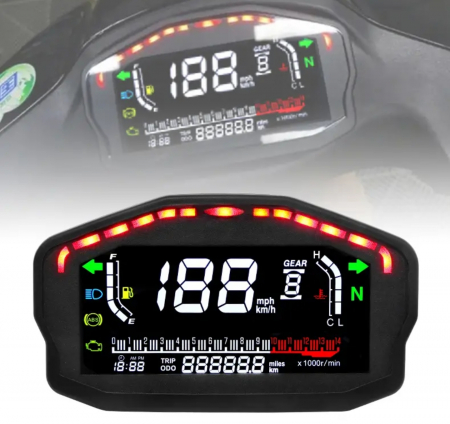 Bord / ceas - Bord moto led ceas turometru vitezometru