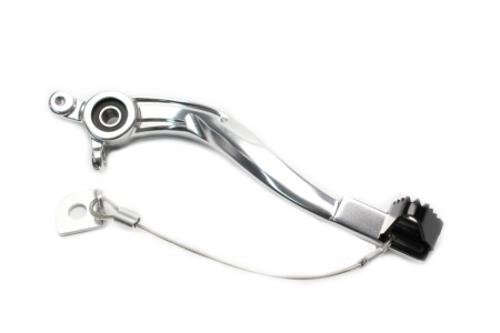 FRANA - Brake pedal MOTION STUFF 83P-0921002 silver body, black steel fixed tip Steel Fixed Tip