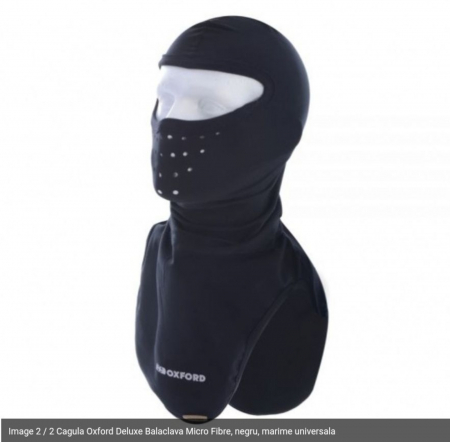 Cagula Oxford Deluxe micro fibre moto ski bicicleta scuter casca [1]