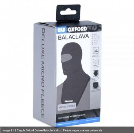 Cagula Oxford Deluxe micro fleece moto casca ski bicicleta scuter [1]
