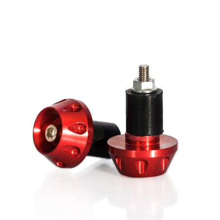 SUSPENSIE CADRU - Capete de ghidon MOTION STUFF ADVANCED Rosu (d18-20mm)