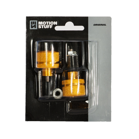 Capete de ghidon MOTION STUFF ORIGINAL auriu (d13-17mm) [1]