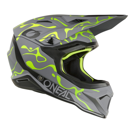 Casca - Casca 1SRS SPLASH galben  moto cross enduro atv