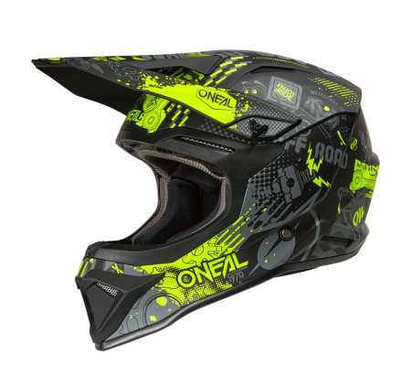 Casca 1SRS VIBRANT galben moto cross enduro atv [5]
