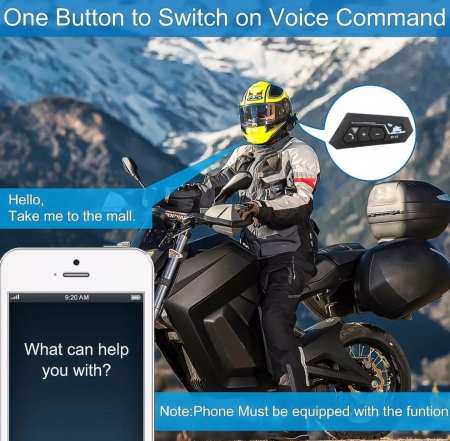 Casca Bluetooth BT-22 moto ATV [5]