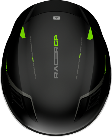 Casca integrala AXXIS GP RACER SV FIBER solid fluor yellow XS [3]