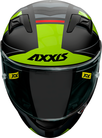 Casca integrala AXXIS GP RACER SV FIBER tech matt fluor yellow M [2]