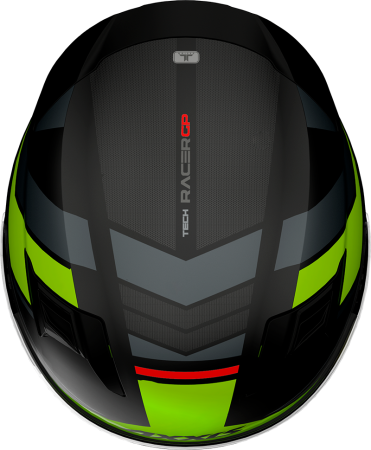 Casca integrala AXXIS GP RACER SV FIBER tech matt fluor yellow M [3]