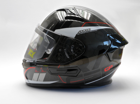 Casca integrala AXXIS RACER GP CARBON SV spike a0 gloss pearl white XXL [3]