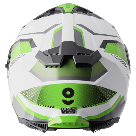 Casca integrala GMS GELERO white-green-grey S [3]