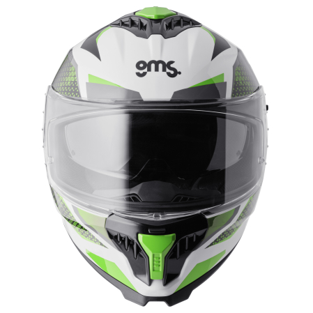 Casca integrala GMS GELERO white-green-grey S [1]