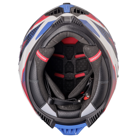 Casca integrala GMS GELERO white-red-blue L [5]
